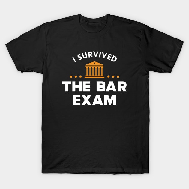 New Lawyer - I survived the bar exam T-Shirt by KC Happy Shop